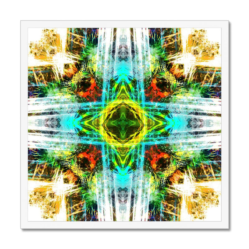 Earth Elemental Mandala Budget Framed Poster