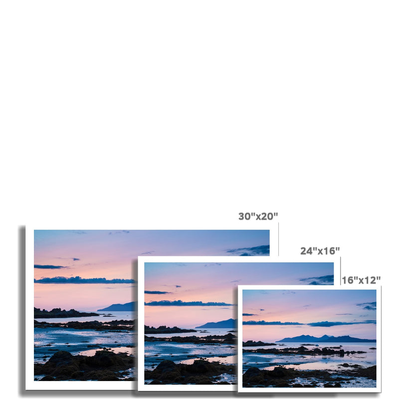 Inner Hebrides Dusk Fine Art Print