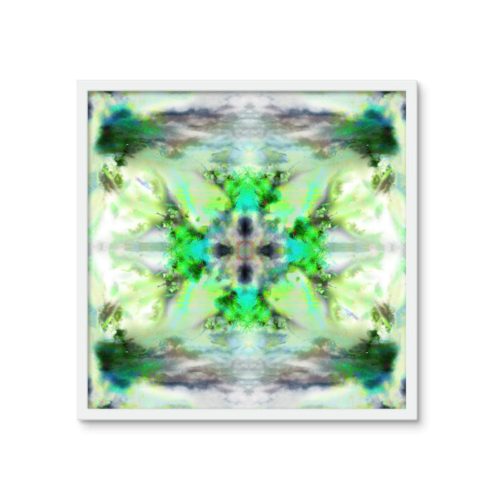 Air Elemental Mandala Framed Photo Tile