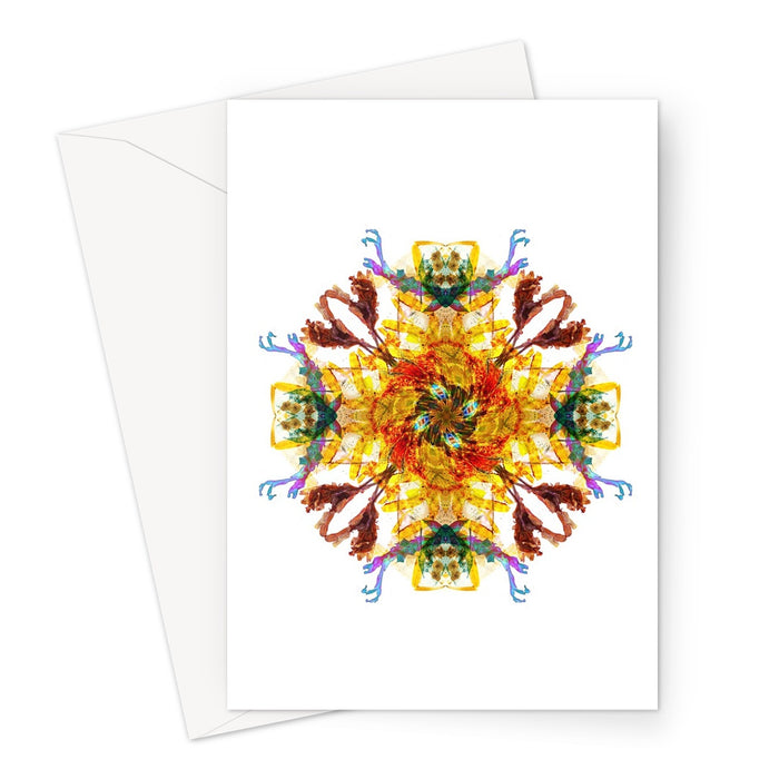 Ancient Wisdom Mandala Greeting Card