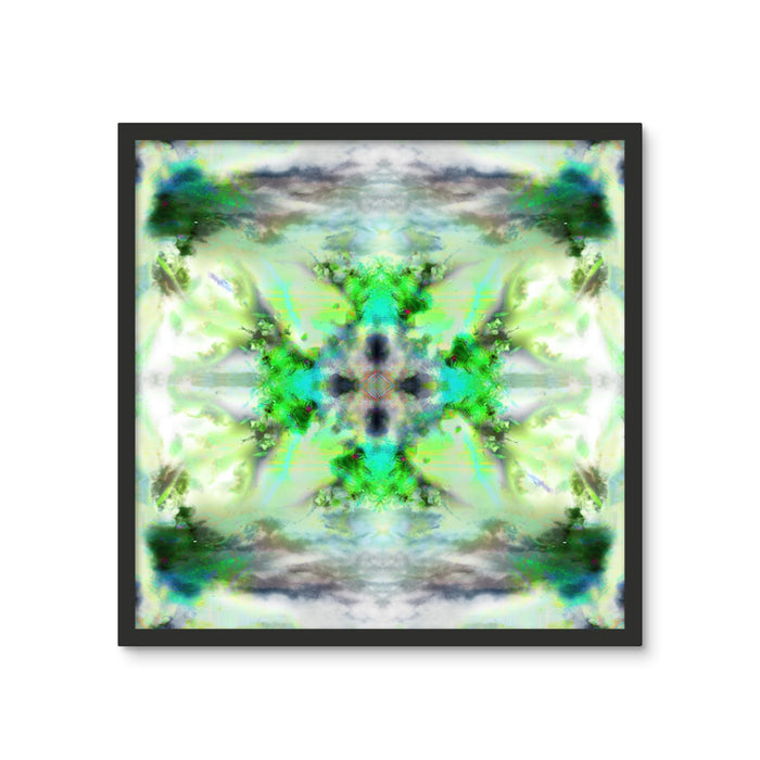 Air Elemental Mandala Framed Photo Tile