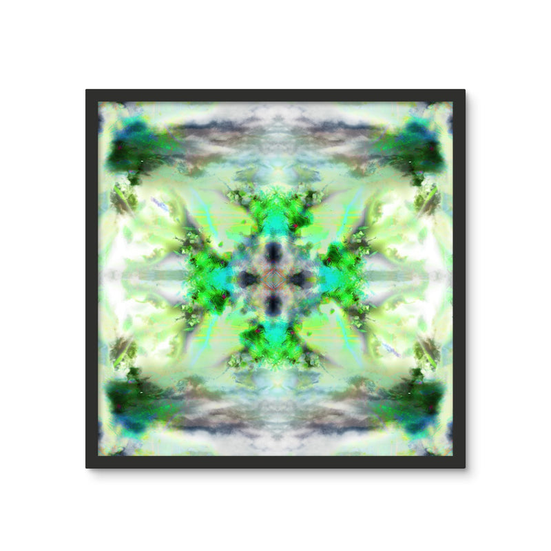 Air Elemental Mandala Framed Photo Tile