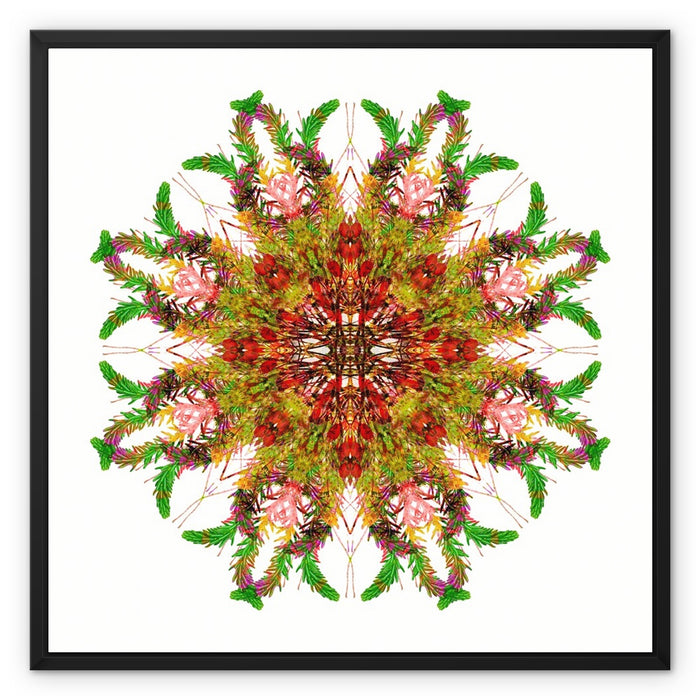 Bounty Mandala Framed Canvas