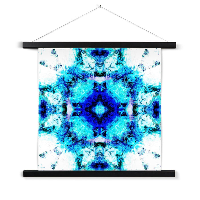 Water Elemental Mandala Fine Art Print with Hanger