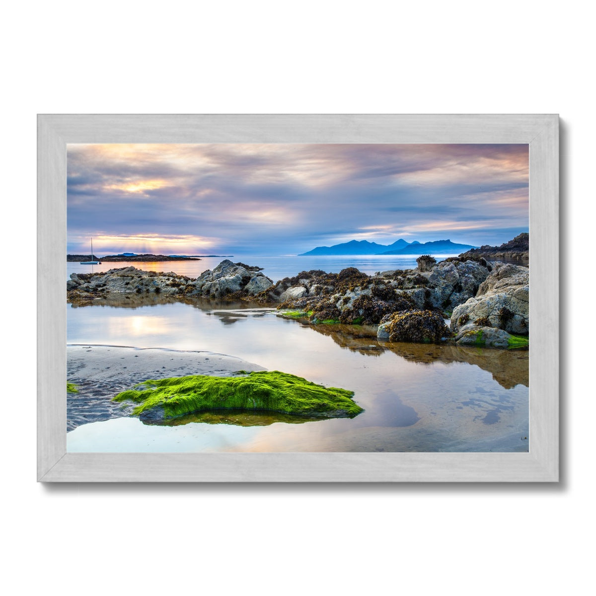 Ardnamurchan Sunset Antique Framed Print