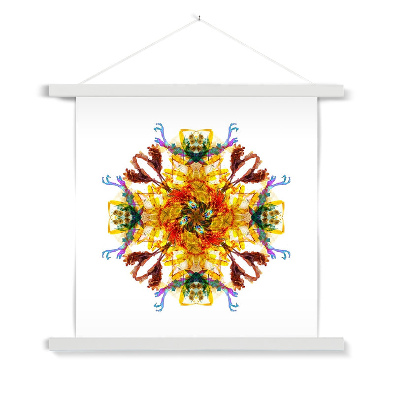 Ancient Wisdom Mandala Fine Art Print with Hanger