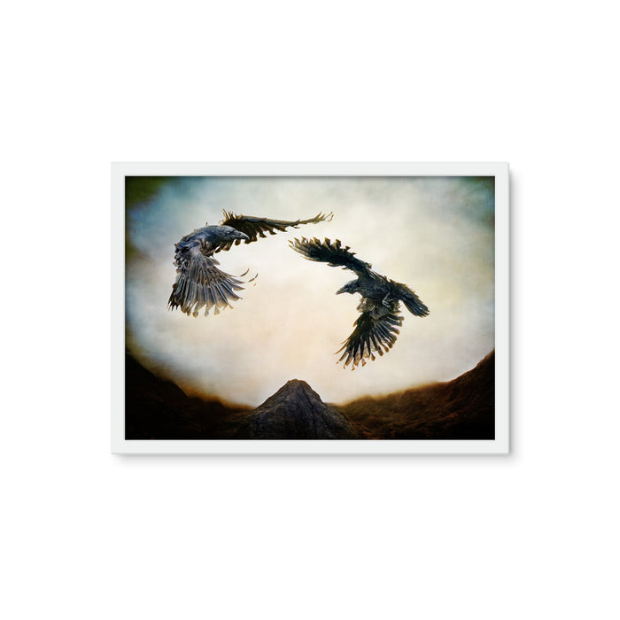 Odin's Ravens Framed Photo Tile