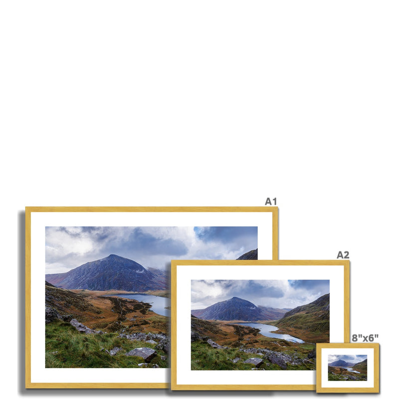 Snowdonia Antique Framed & Mounted Print
