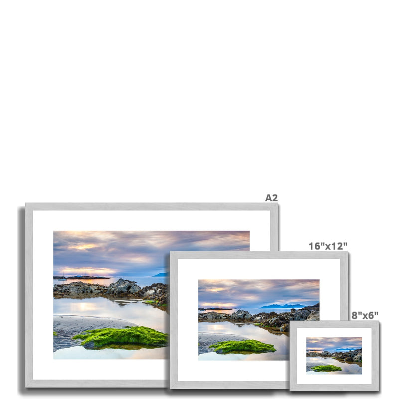 Ardnamurchan Sunset Antique Framed & Mounted Print