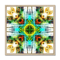 Earth Elemental Mandala Budget Framed Poster