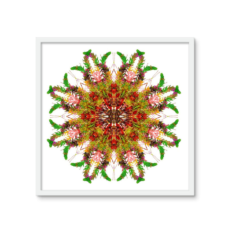 Bounty Mandala Framed Photo Tile