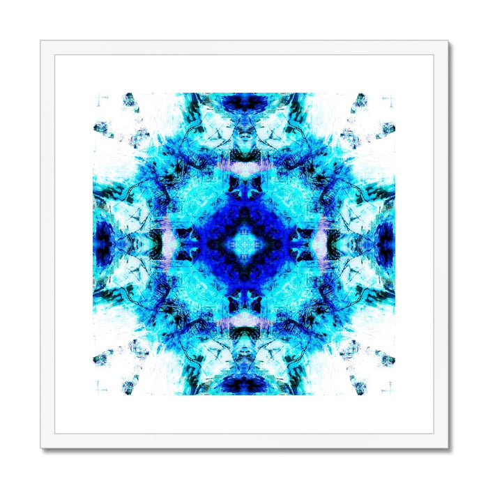 Water Elemental Mandala Framed & Mounted Print