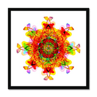 Creative Nurturing Mandala Budget Framed Poster
