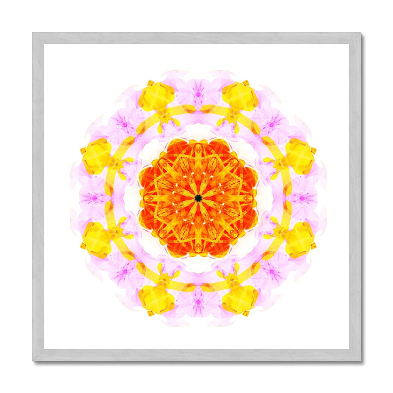 Creativity Mandala Antique Framed Print