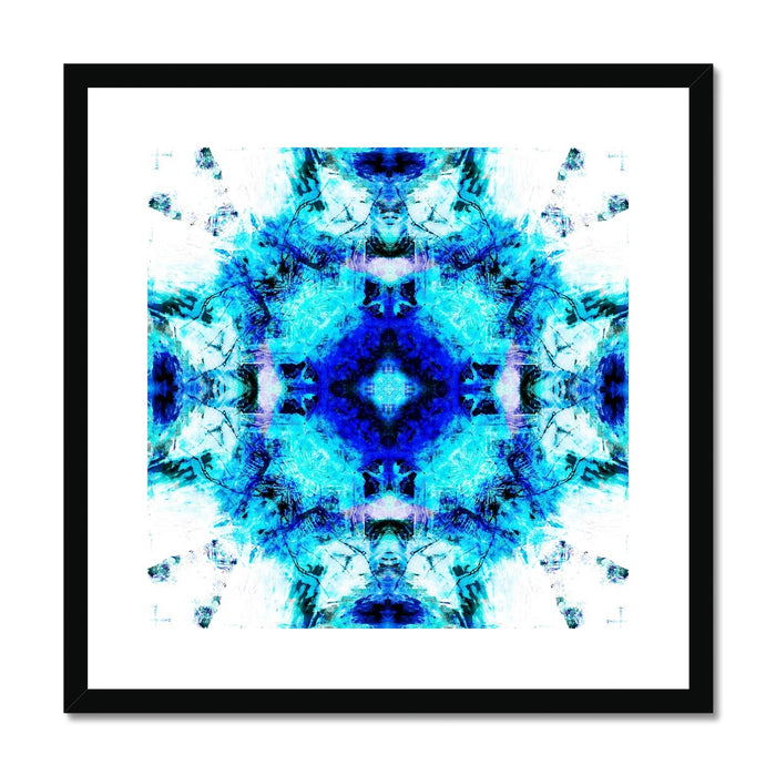 Water Elemental Mandala Framed & Mounted Print