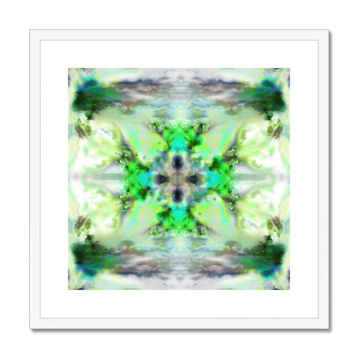 Air Elemental Mandala Framed & Mounted Print
