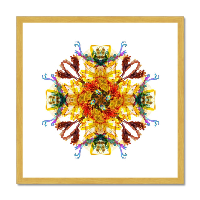 Ancient Wisdom Mandala Antique Framed & Mounted Print