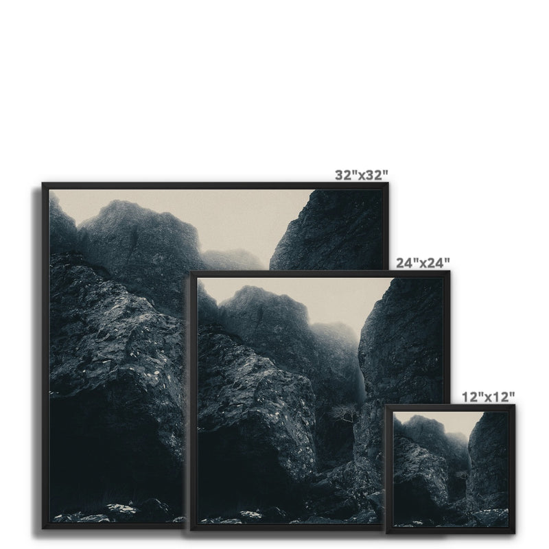 Devil's Kitchen Framed Canvas