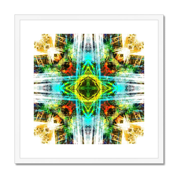 Earth Elemental Mandala Framed & Mounted Print