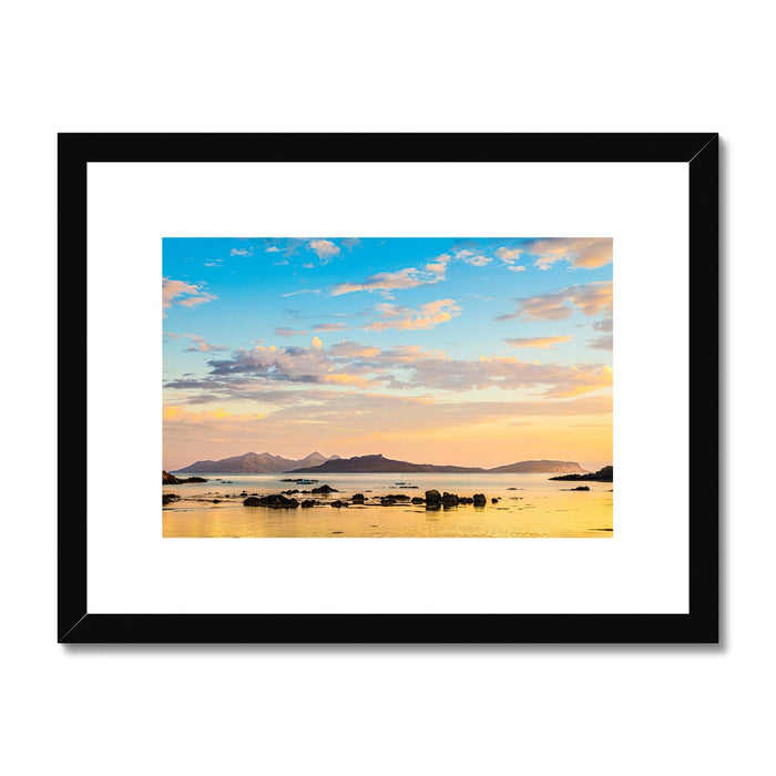 Dawn over the Inner Hebrides Framed & Mounted Print