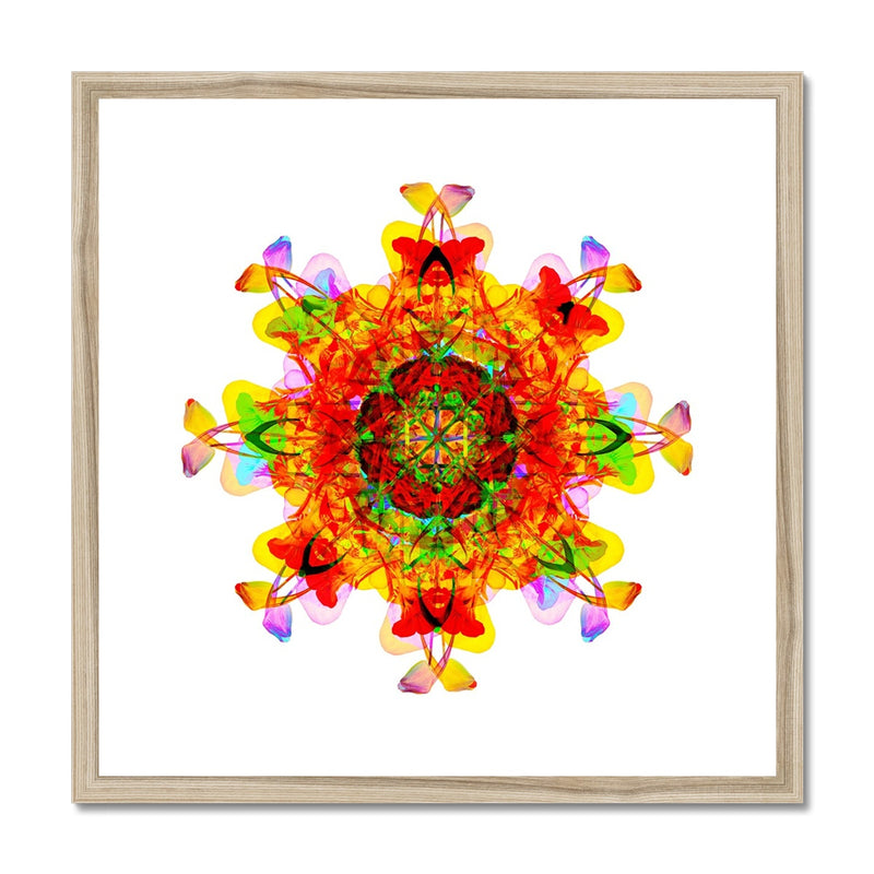 Creative Nurturing Mandala Framed & Mounted Print