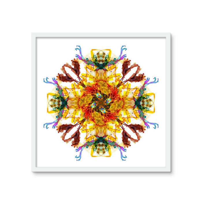 Ancient Wisdom Mandala Framed Photo Tile
