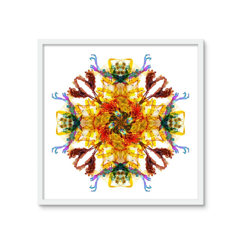 Ancient Wisdom Mandala Framed Photo Tile