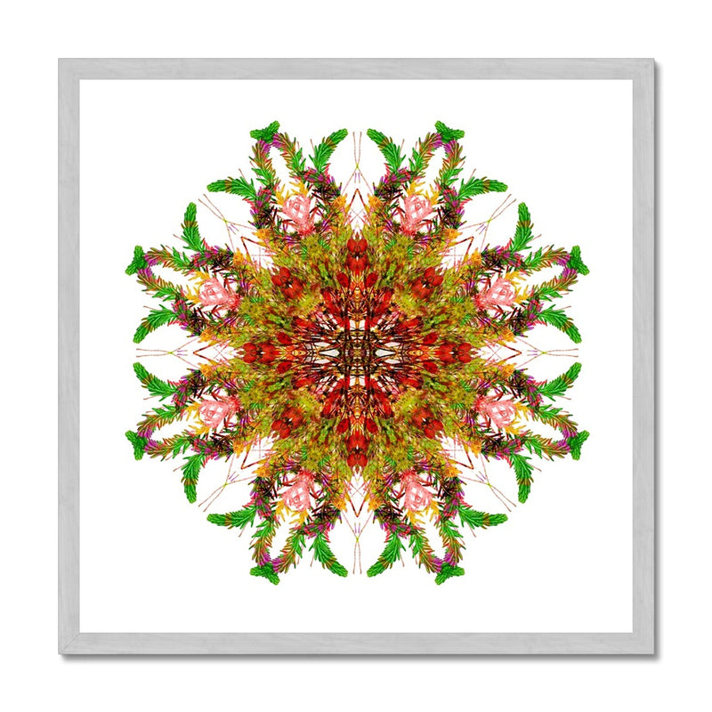 Bounty Mandala Antique Framed Print