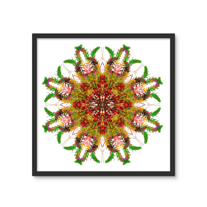 Bounty Mandala Framed Photo Tile