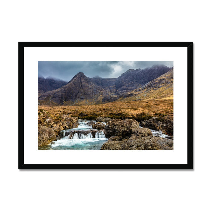 Fairy Pools, Isle of Skye Framed & Mounted Print