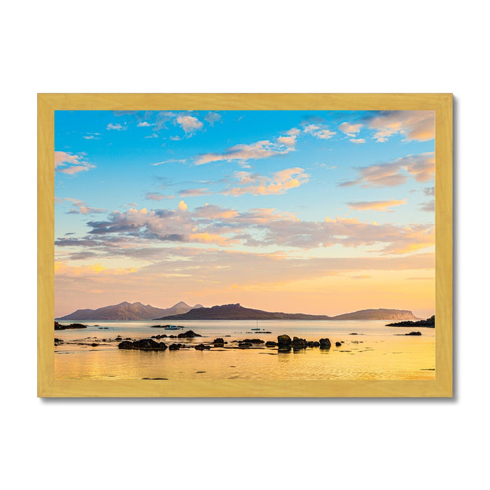 Dawn over the Inner Hebrides Antique Framed Print