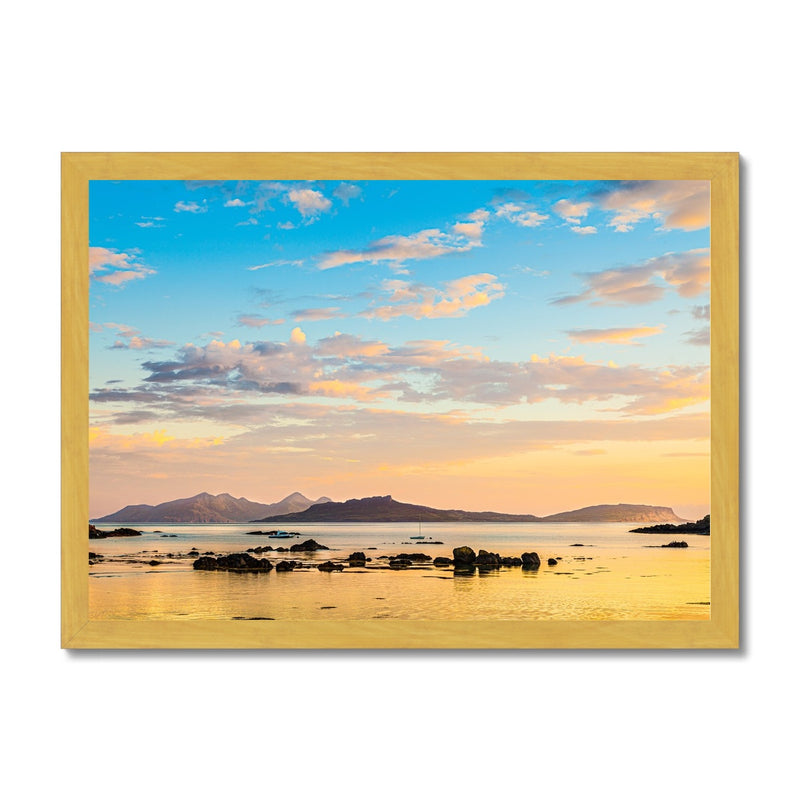 Dawn over the Inner Hebrides Antique Framed Print