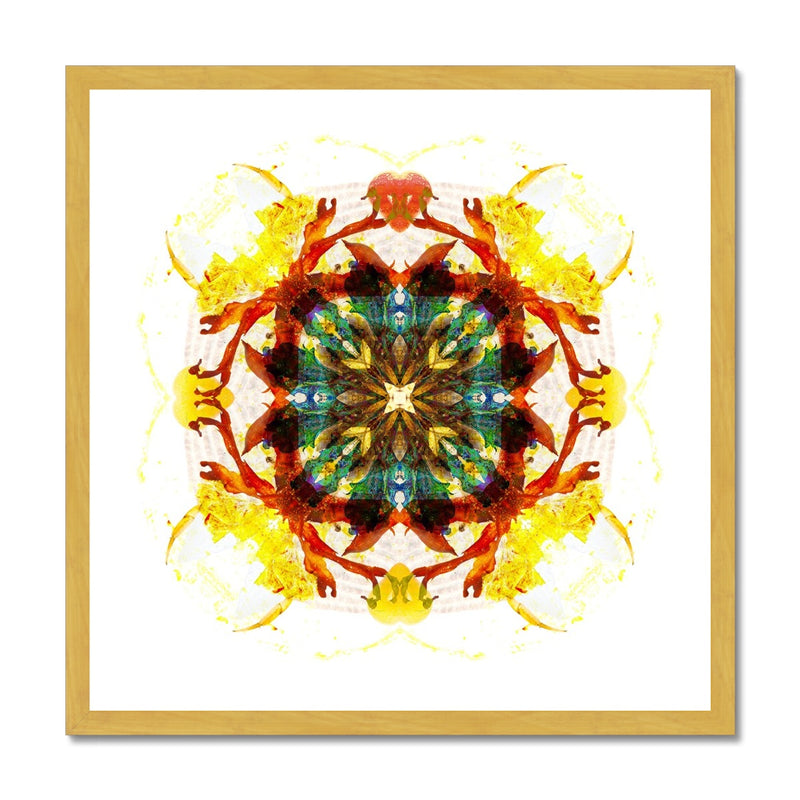 Earth Healing Antique Framed Print