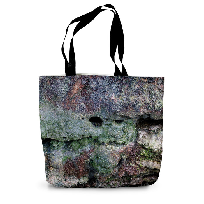 Rock Face Canvas Tote Bag
