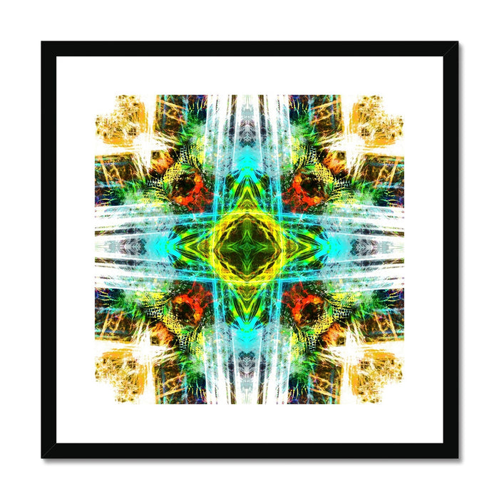 Earth Elemental Mandala Framed & Mounted Print