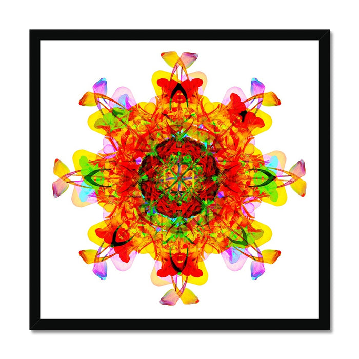 Creative Nurturing Mandala Framed Print