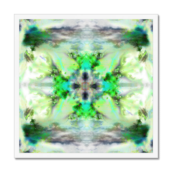 Air Elemental Mandala Framed Print