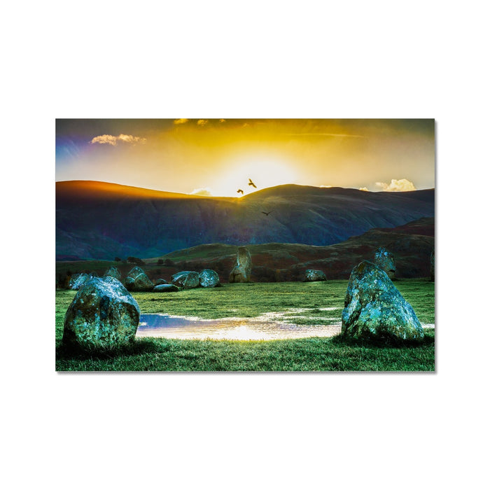 Crows over Castlerigg Wall Art Poster