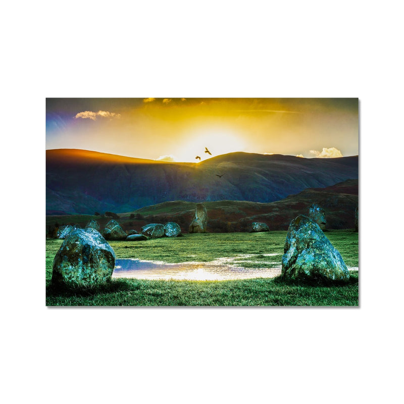 Crows over Castlerigg Wall Art Poster