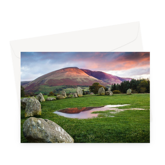 Castlerigg Reflections Greeting Card