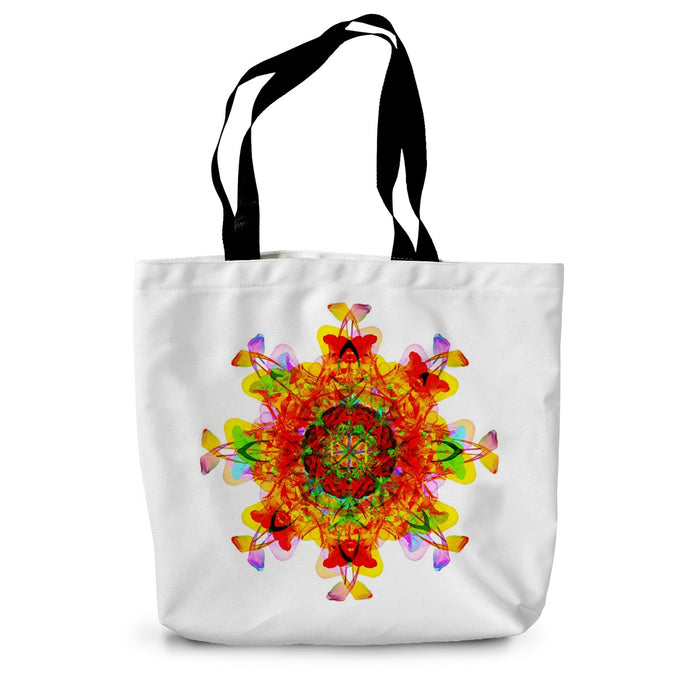 Creative Nurturing Mandala Canvas Tote Bag