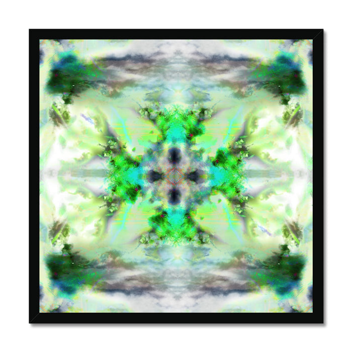 Air Elemental Mandala Framed Print