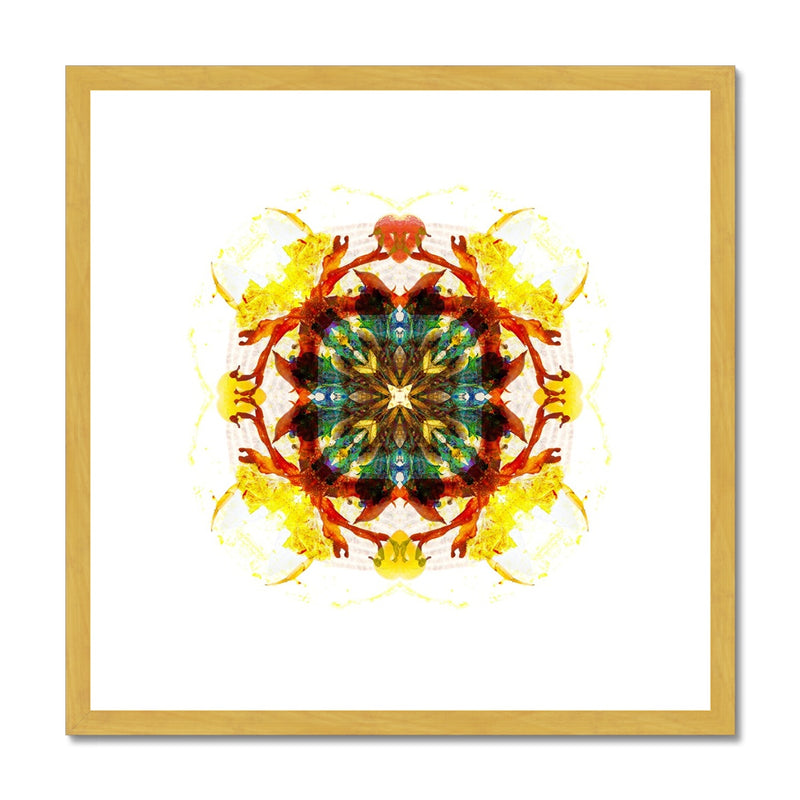 Earth Healing Antique Framed & Mounted Print