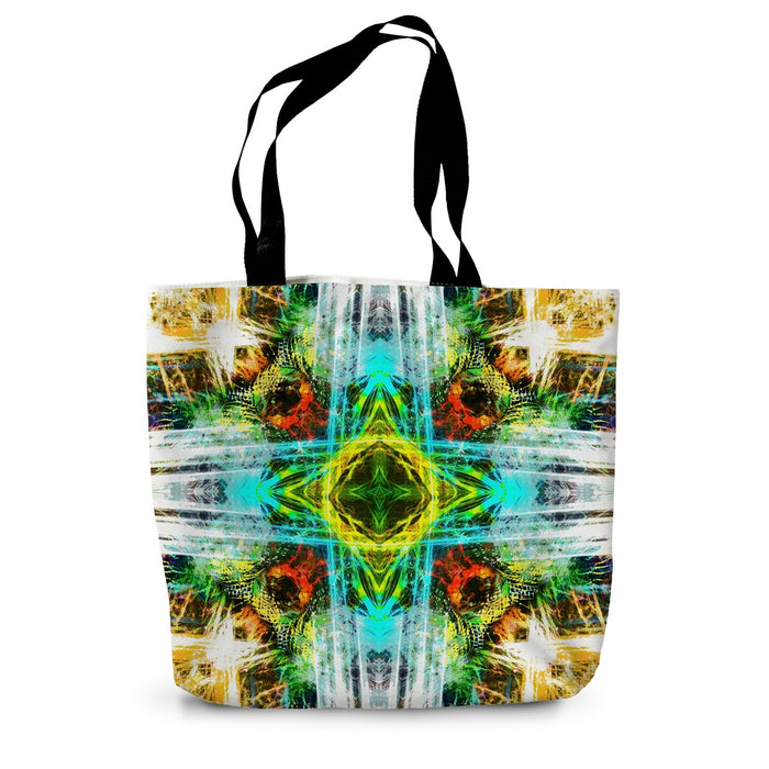 Earth Elemental Mandala Canvas Tote Bag