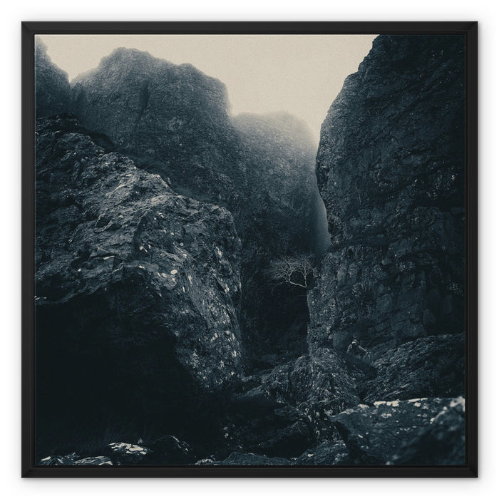 Devil's Kitchen Framed Canvas