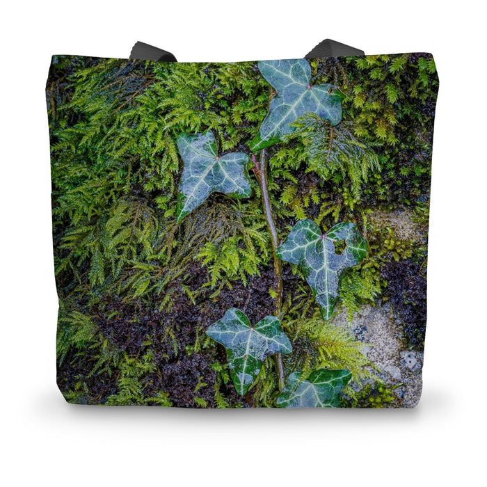 Ivy Clad Canvas Tote Bag