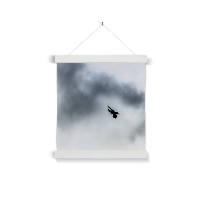 Storm Raven 3 Fine Art Print with Hanger