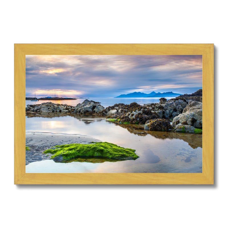 Ardnamurchan Sunset Antique Framed Print