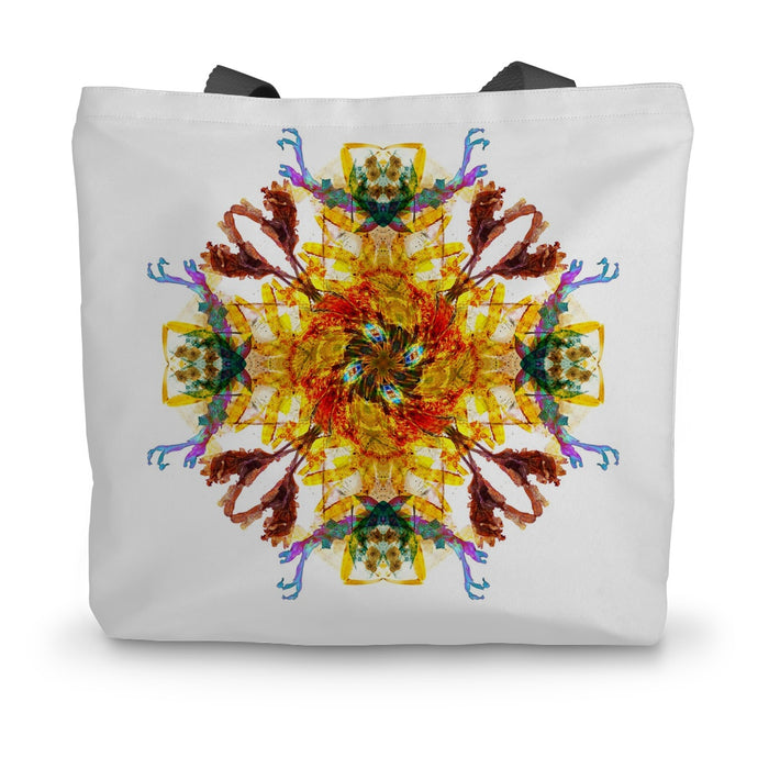 Ancient Wisdom Mandala Canvas Tote Bag