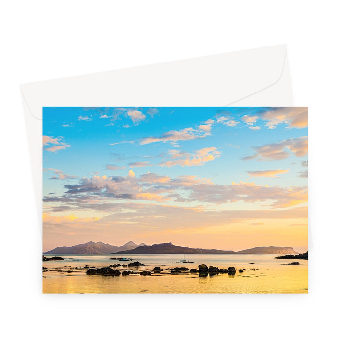 Dawn over the Inner Hebrides Greeting Card